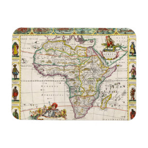Íman Mapa da nova África de África  
