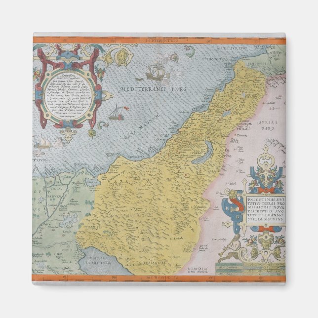 Íman Mapa da Palestina (Frente)