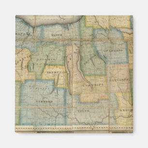 Íman Mapa da Parte Ocidental do Estado de Nova Iorque