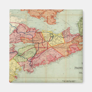 Íman Mapa da província de Nova Escócia 4 de Mackinlay