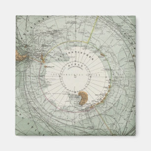 Íman Mapa da Região Polar Sul