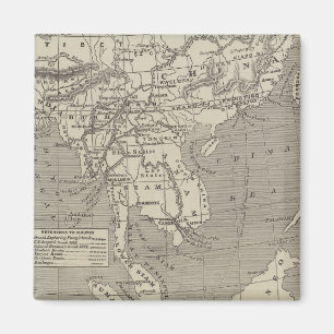 Íman Mapa da rota propor a China de Burma