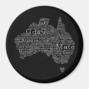 Íman Mapa das gírias australianas