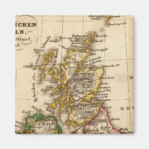 Íman Mapa das Ilhas Britânicas
