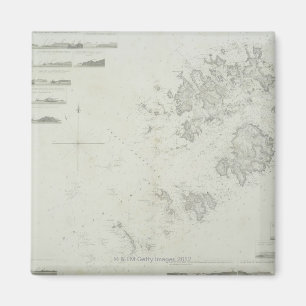 Íman Mapa das ilhas de Scilly em Grâ Bretanha