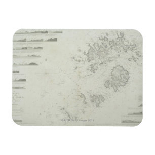 Íman Mapa das ilhas de Scilly em Grâ Bretanha