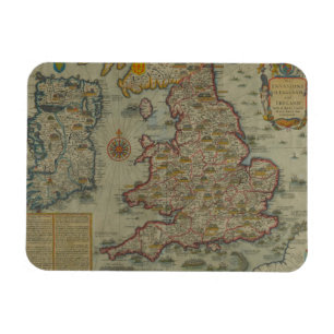 Íman Mapa das invasões de Inglaterra & de Ireland