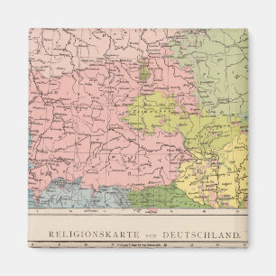 Íman Mapa das línguas e religiões na Alemanha