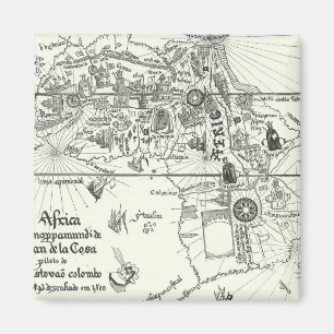 Íman Mapa de África 1500