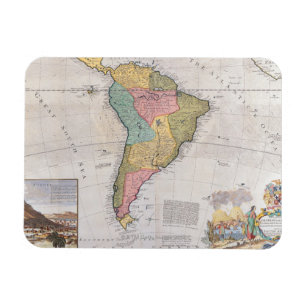 Íman Mapa de Ámérica do Sul 3