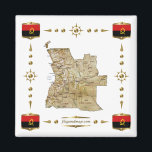 Íman Mapa de Angola   Imagem de Bandeiras<br><div class="desc">Este design é constituído por um mapa angolano,  dentro de uma fronteira com a bandeira nacional.
O design funciona melhor em ímãs quadrados.
Você pode adicionar seu próprio texto/gráficos usando o 'Personalizar!'característica.





© 2010 FlagAndMap.
Mapa derivado de imagens em:http://www.lib.utexas.edu/maps/</div>
