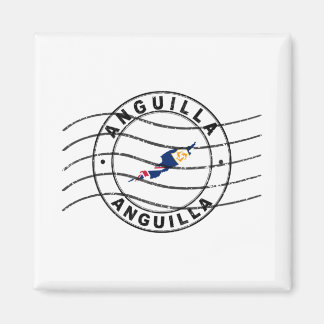 Íman Mapa de Anguilla, Cartaz do Passaporte Postal