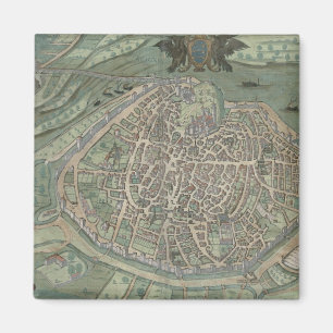 Íman Mapa de Avignon, de "Civitates Orbis Terrarum"