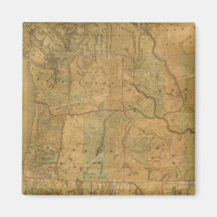 Íman Mapa de Bancroft dos Estados do Pacífico