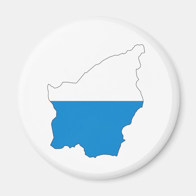 Íman mapa de bandeira do país san marino (Frente)