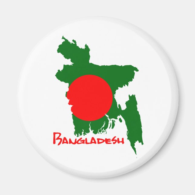 Íman Mapa de Bangladesh (Frente)