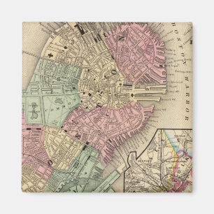 Íman Mapa de Boston por Mitchell
