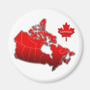 ÍMAN MAPA DE CANADÁ