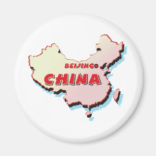 Íman Mapa de China