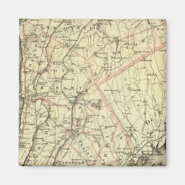 Íman Mapa de Condução e Rodas de Colton dos EUA 2 (Frente)