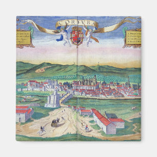 Íman Mapa de Córdova, de "Civitates Orbis Terrarum"