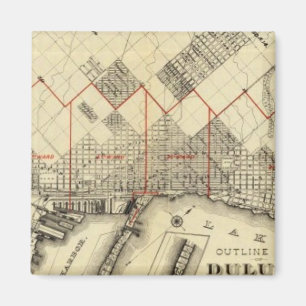 Íman Mapa de Estrutura de Tópicos de Duluth e Subúrbi
