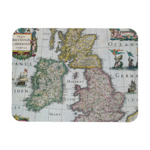 Íman Mapa de Grâ Bretanha 1631