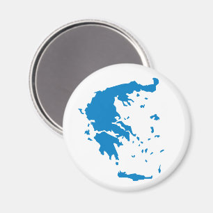 Íman Mapa de Grécias