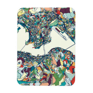 Íman Mapa de Hong Kong, China