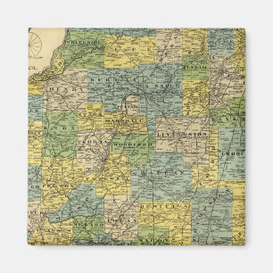 Íman Mapa de Illinois 2