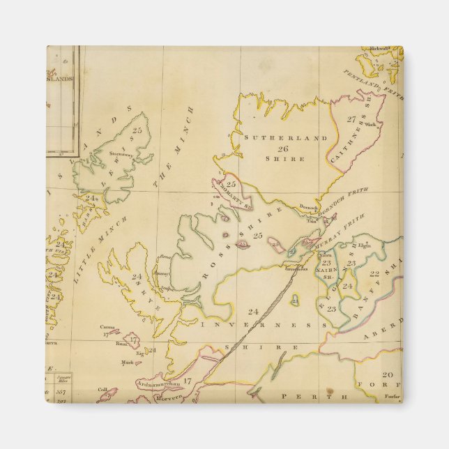 Íman Mapa de índice (Frente)