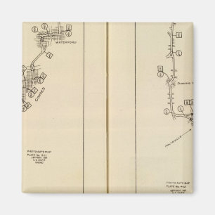 Íman Mapa de índice para Albany, Primaveras Saratoga