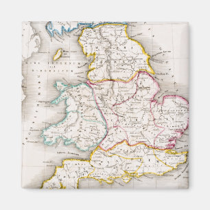 Íman Mapa de Inglaterra Britannia Antiqua