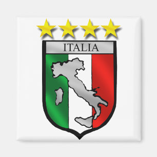 Íman mapa de italia da bandeira de Italia do protetor