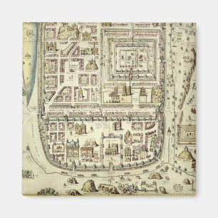 Íman Mapa de Jerusalem e dos arredores, 'de C