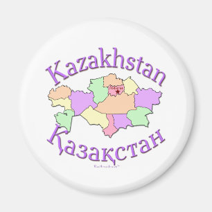 Íman Mapa de Kazakhstan