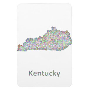 Íman Mapa de Kentucky