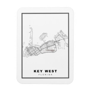 Íman Mapa de Key West