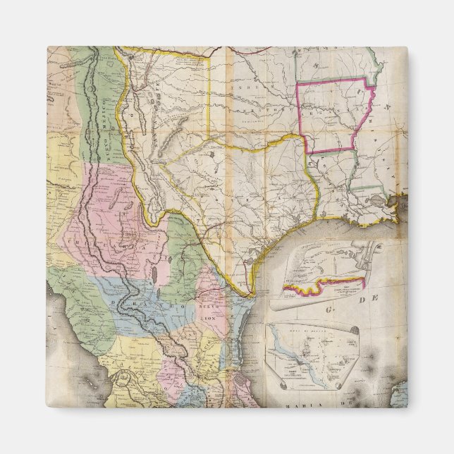 Íman Mapa de los Estados Unidos de Mejico (Frente)