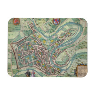 Íman Mapa de Luxembourg, 'de Civitates Orbis Terrarum