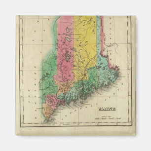 Íman Mapa De Maine