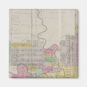 Íman Mapa de Marion, Condado de Marion, Kansas