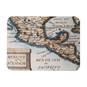 Íman Mapa de México ou da espanha nova   1625
