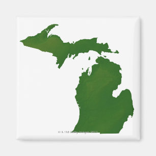 Íman Mapa de Michigan