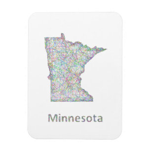 Íman Mapa de Minnesota