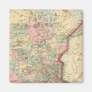 Íman Mapa de Minnesota por Mitchell