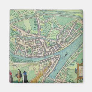 Íman Mapa de Namur, de "Civitates Orbis Terrarum" por G