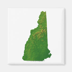 Íman Mapa de New Hampshire