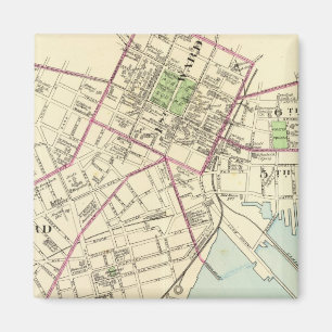 Íman Mapa de New Haven