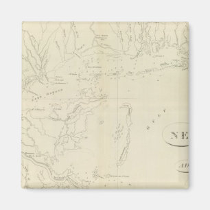 Íman Mapa de Nova Orleans